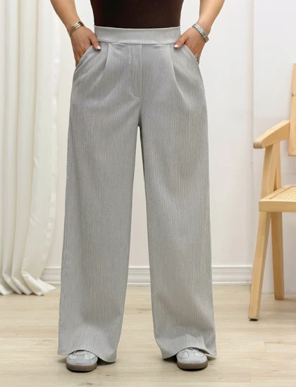 4195-شومیز و شلوار راشین