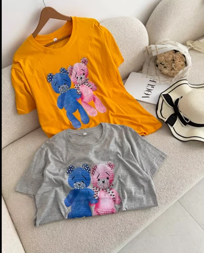 تیشرت نگین‌دار3256