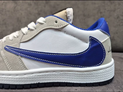 کتانی ونس زنانه ایر جردن وان لو اسکات تراویس نایک AIR jordan 1 low Travis Scott کد 943
