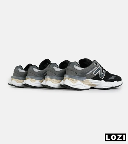 کفش کتانی مردانه و زنانه طوسی مشکی NEW BALANCE 9060 مدل 7311