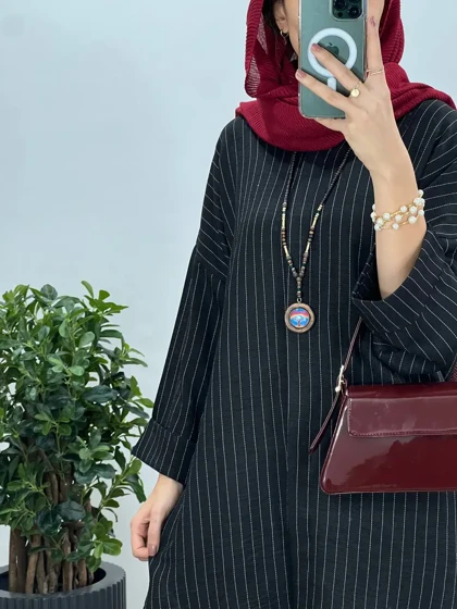 مانتو دکمه مخفی دیپلمات ویونا 1