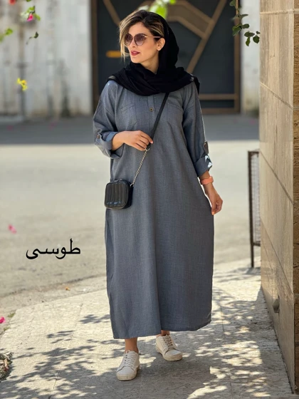 پیراهن مانتویی سوگل