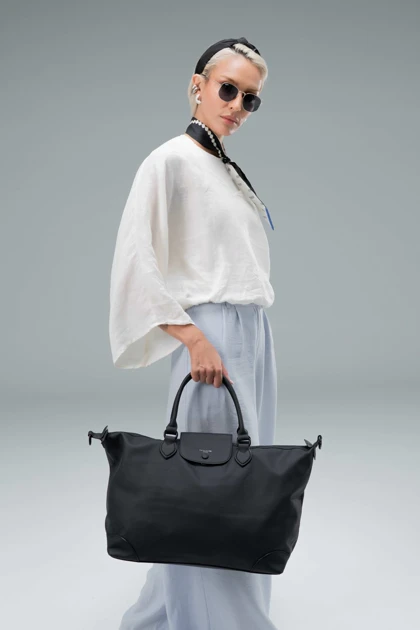 کیف دستی زنانه چرم مصنوعی دسته دار دیوید جونز DAVIDJONES