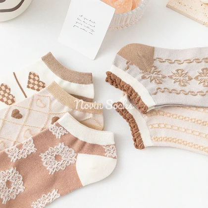 جوراب مچی قلبی نسکافه ای