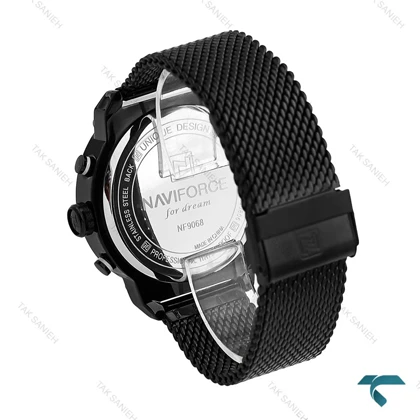 ساعت مردانه نیوی فورس بند حصیری NaviForce-7007-G