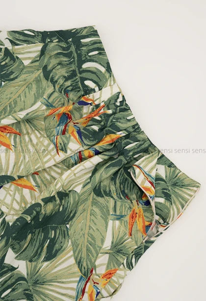 ست شومیز شلوار گره‌ای کد1005463