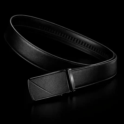 کمربند ریلی مشکی مات سگک استیل تسمه اعلا کد K3585