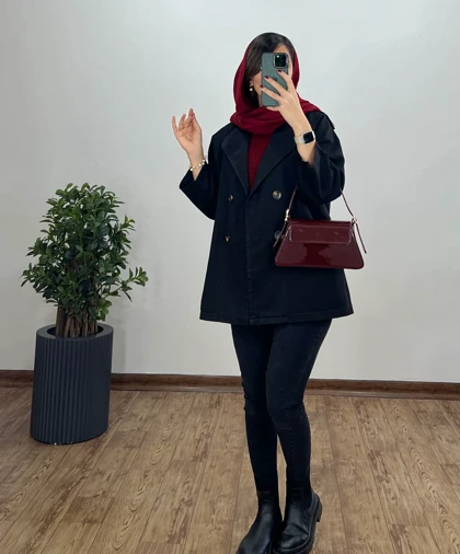 ترنچ کت جین دادمان(ایراد دار)
