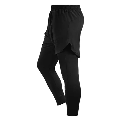 شلوارک و لگ سرهمی مردانه نایک مدل GMS-Run 1M850 مشکی