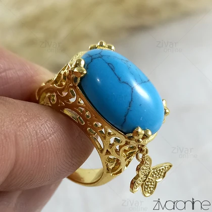 انگشتر زنانه فیروزه 30039
