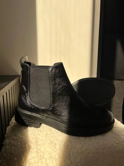 نیم بوت کلاسیک دو کش زنانه کد 1815