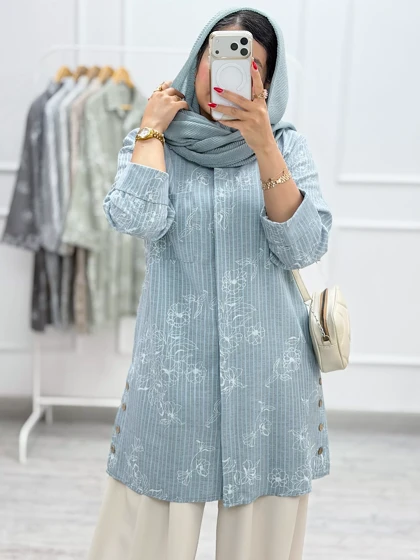 شومیزمانتویی بغل دگمه دیپلمات