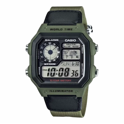 ساعت مچی مردانه کاسیو جهان نما AE-1200WHB-3BVDF