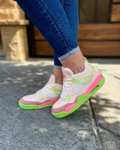 کتانی زنانه ورزشی نایکی جردن 4 (برند کاپلان)