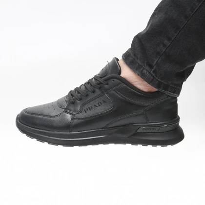 کفش و کتانی اسپرت مردانه مدل پرادا PRADA رنگ مشکی کد 6532