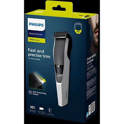 ماشین اصلاح ریش فیلیپس Philips مدل BT3206/14 شارژی با 10 تنظیم طول