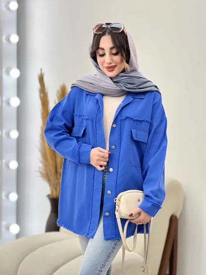 مانتو کتان ریش دار ترلان