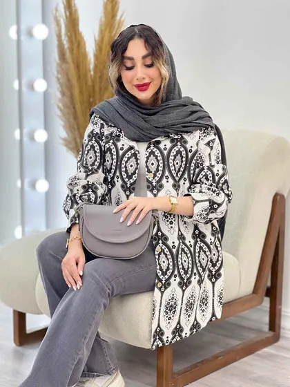مانتو طرح سنتی پارمین