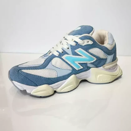 کفش روزمره نیوبالانس مدل 9060 آبی سفید