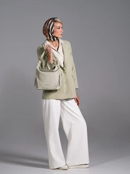کیف دستی زنانه چرم مصنوعی دیوید جونز DAVIDJONES