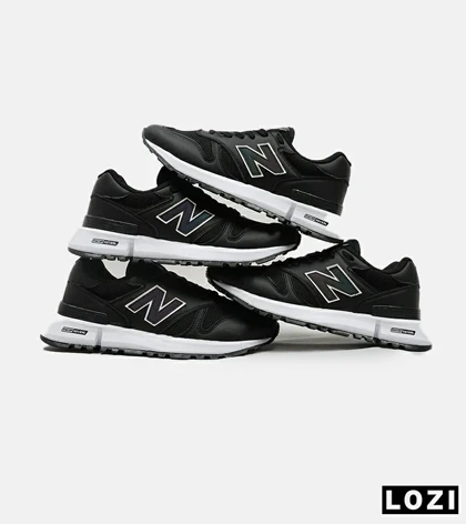 کفش کتانی مردانه و زنانه مشکی سفید NEW BALANCE 1300