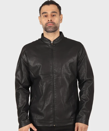 کت چرم ساده اسپرت 2513