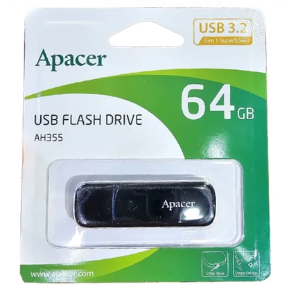 فلش مموری اپیسر Apacer مدل AH355 ظرفیت 64 گیگابایت
