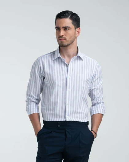 ام کی کالکشن پیراهن آستین بلند mk-3424-lilac