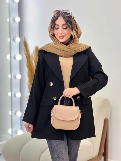 مانتو کتی شاین آستین سه دکمه