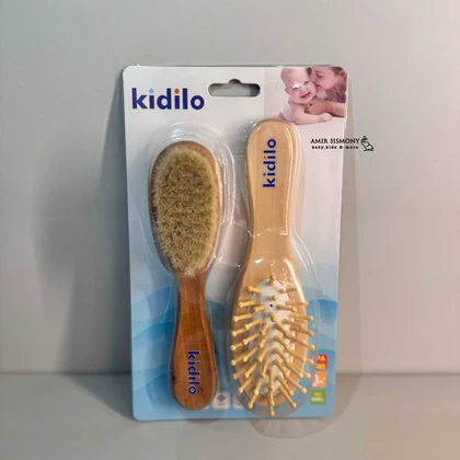 شانه برس چوبی کیدیلو دو عددی