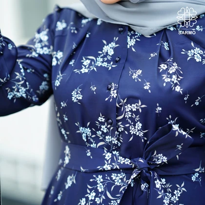 عبا پیراهنی سرمه