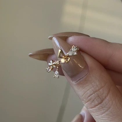 انگشتر بهار نگین آویز