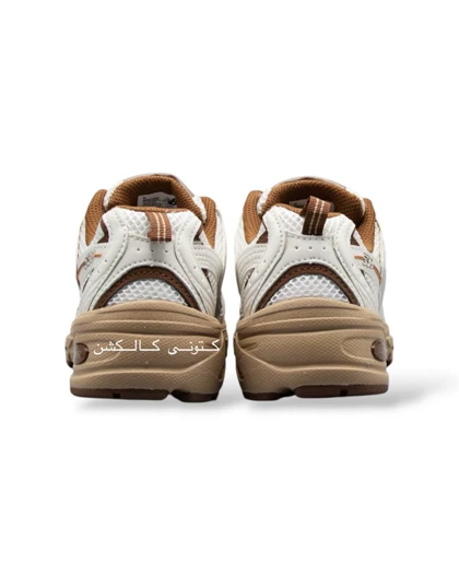 کتانی ویتنامی نیوبالانس 530 سفید کاراملی New balance 530 white caramel