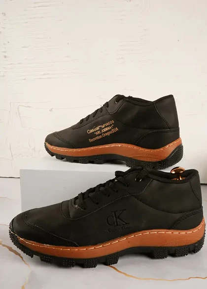 کفش مردانه مشکی CK مدل Behdad ویژه