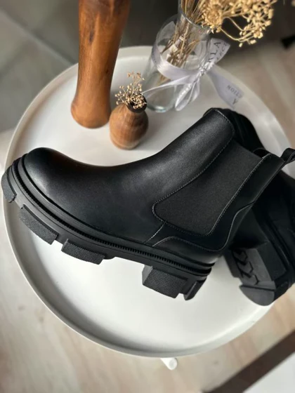 کفش نیم بوت زنانه مدل 00029 - Flat Ankle Boots