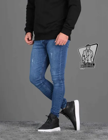 شلوار جین آبی تیره ZARA