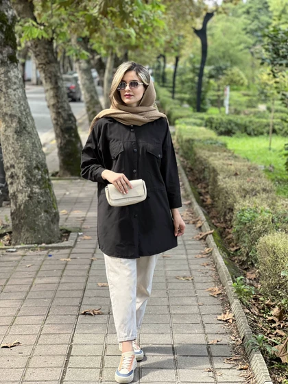 مانتو کتان سلین