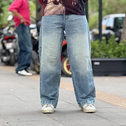 شلوار بگ 6 جیب برشکا BERSHKA کد 325