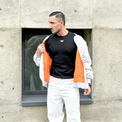 تیشرت فیت شرت نخ پنبه کبریتی طرح دیزل (Diesel) یونیسکس