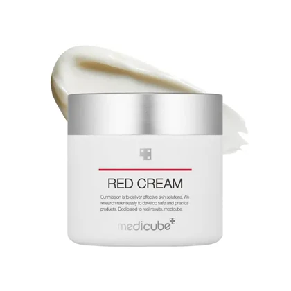 کرم ضد جوش و آرامش‌بخش مدیکیوپ مدل Red Cream مناسب پوست‌های مستعد آکنه - Medicube