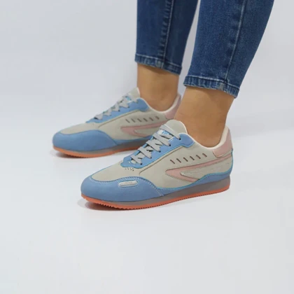کفش و کتانی اسپرت زنانه مدل نایک NIKE رنگ آبی و صورتی کد 41228