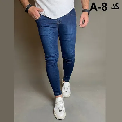 شلوار جین آبی تیره کد A-8