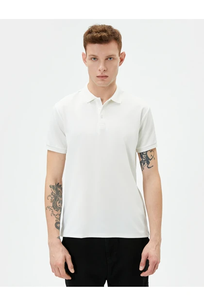 تیشرت یقه پولو مردانه اورجینال کوتون koton