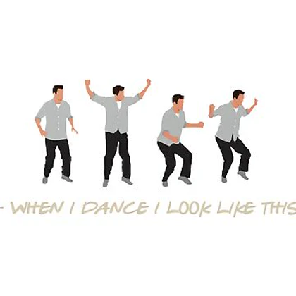 تیشرت friends طرح dancing Classic کد 106728
