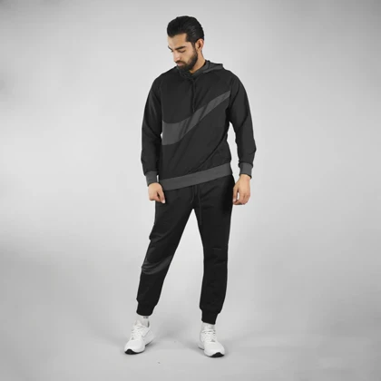 ست هودی و شلوار ورزشی نایک مدل 93018 مشکی