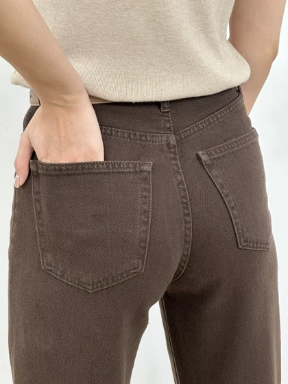 شلوار جین نیم بگ 1008109