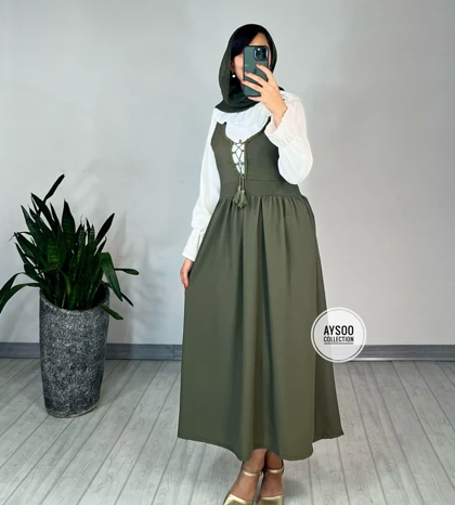 ست شومیز و سارافون کلارا(ارسال رایگان)