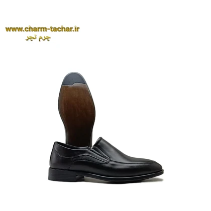 کفش رسمی مردانه بدون بند چرم طبیعیsi138