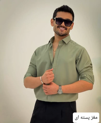 پیراهن پارچه ای ساده_کد4451