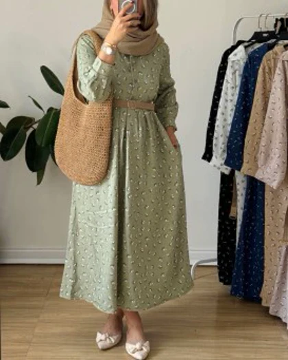 پیراهن مانتویی بابونه6
